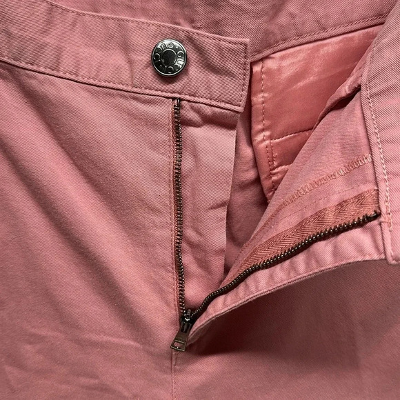 Gucci Pants Trousers Slim Leg Leather Bow Tailored Ankle 2000's VTG Pink Size 12 - Picture 10 of 13